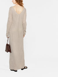Brunello Cucinelli Brunello Cucinelli Open-Knit Maxi Dress