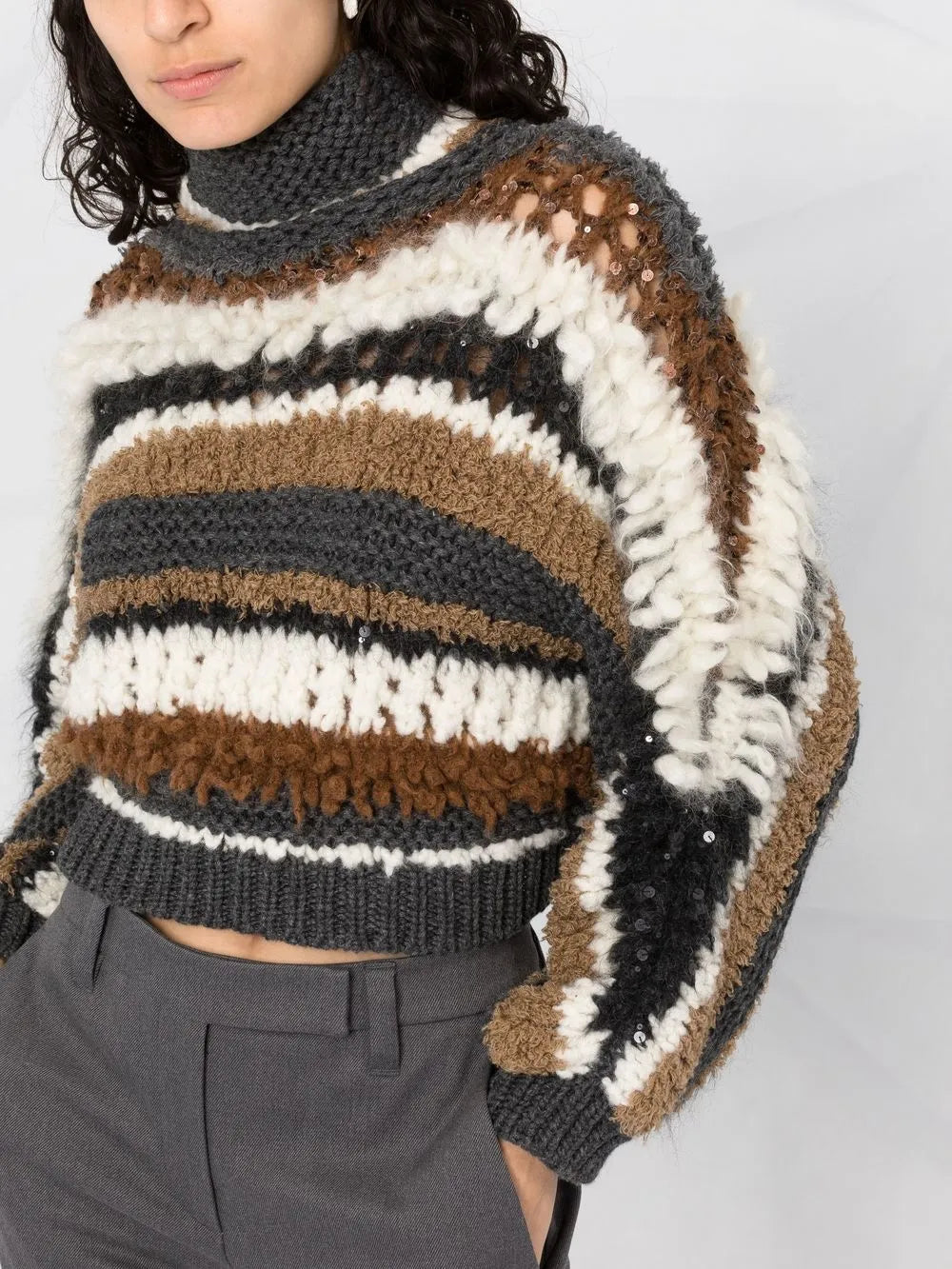 Brunello Cucinelli Brunello Cucinelli Colour-Block Cashmere Jumper