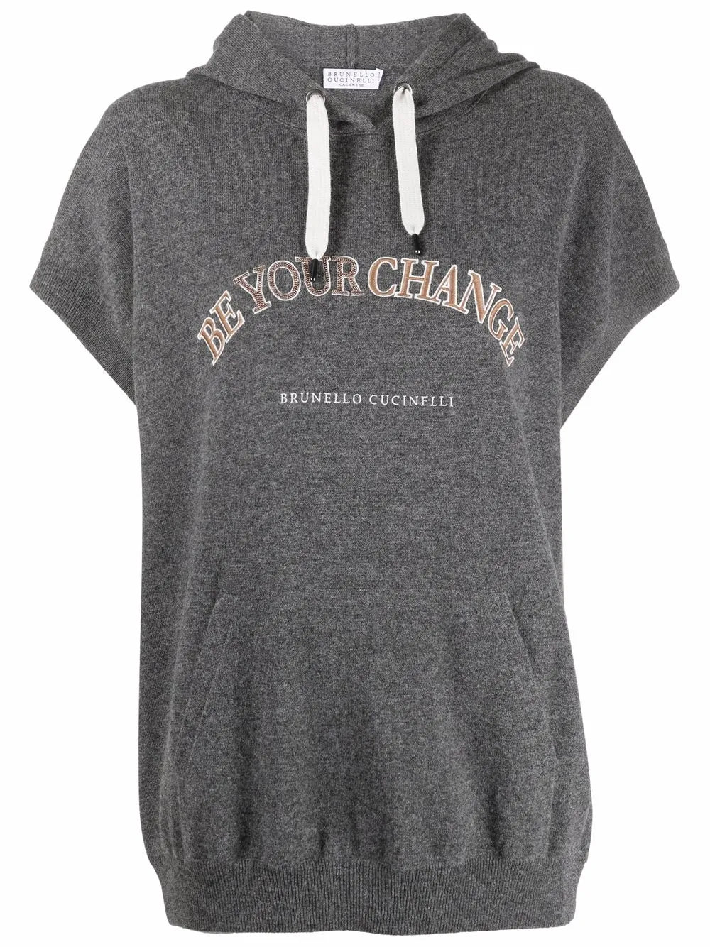 Brunello Cucinelli Brunello Cucinelli Slogan-Print Hoodie