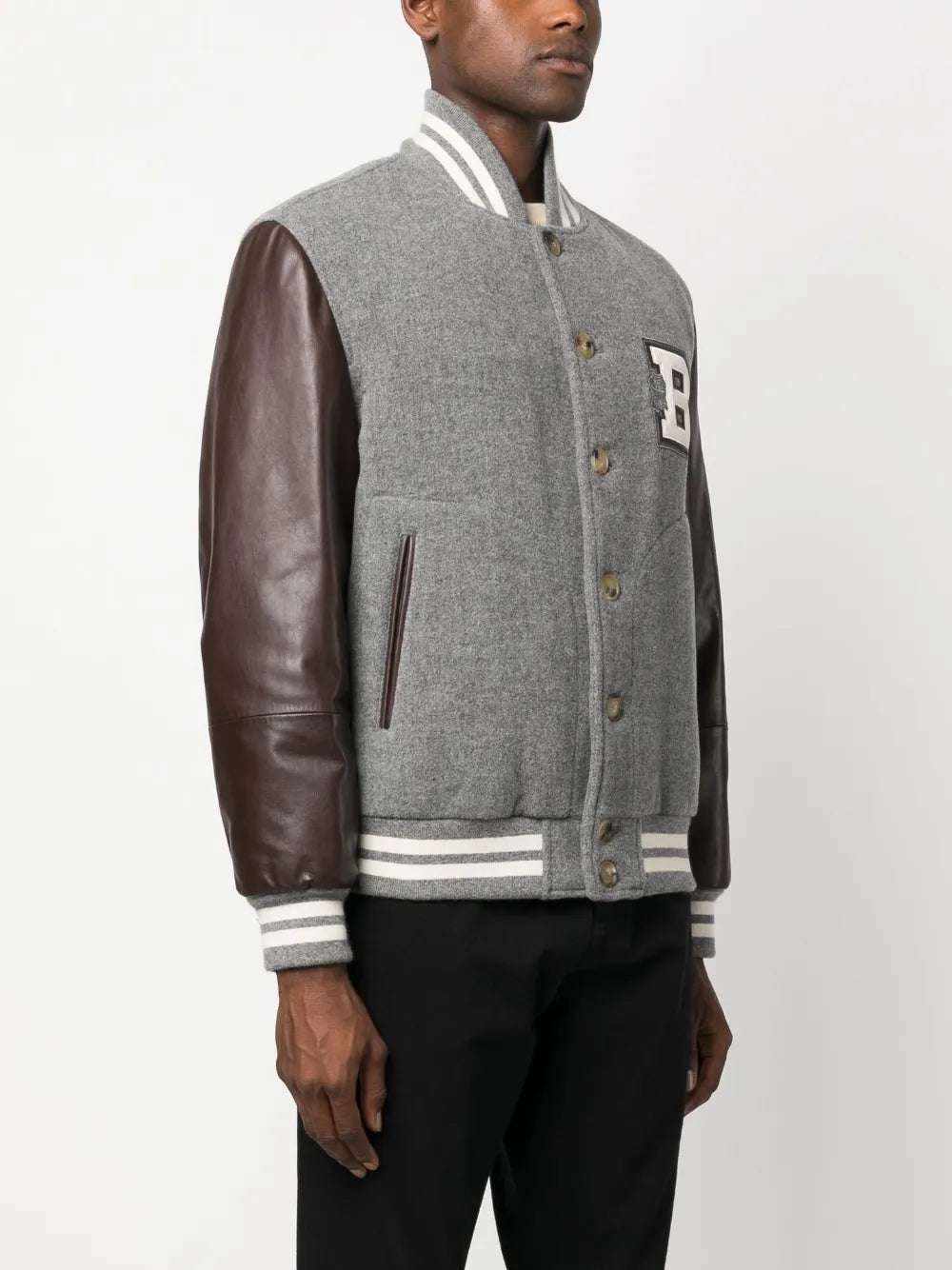 Brunello Cucinelli Brunello Cucinelli Patch-Lettering Bomber Jacket