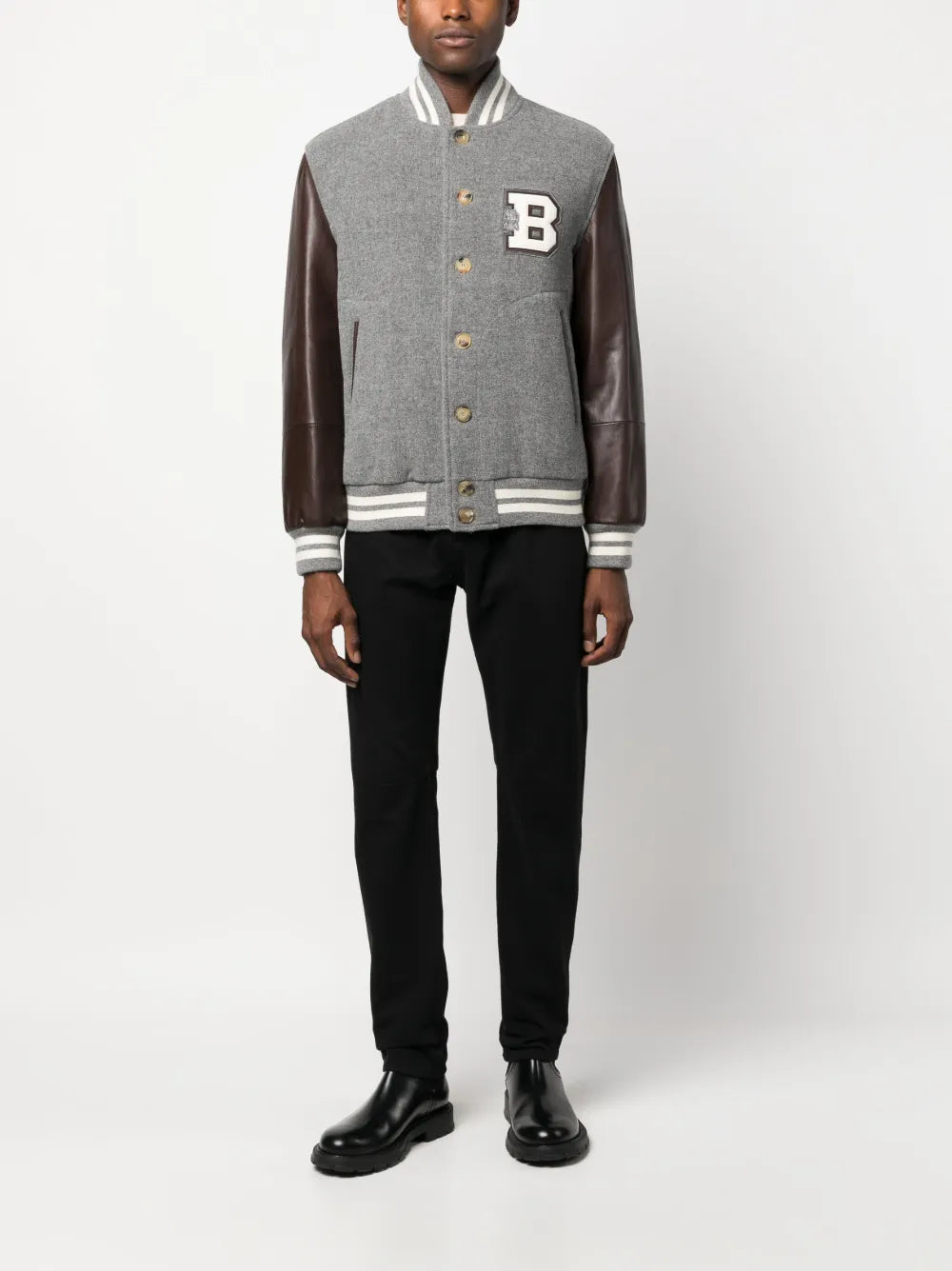 Brunello Cucinelli Brunello Cucinelli Patch-Lettering Bomber Jacket