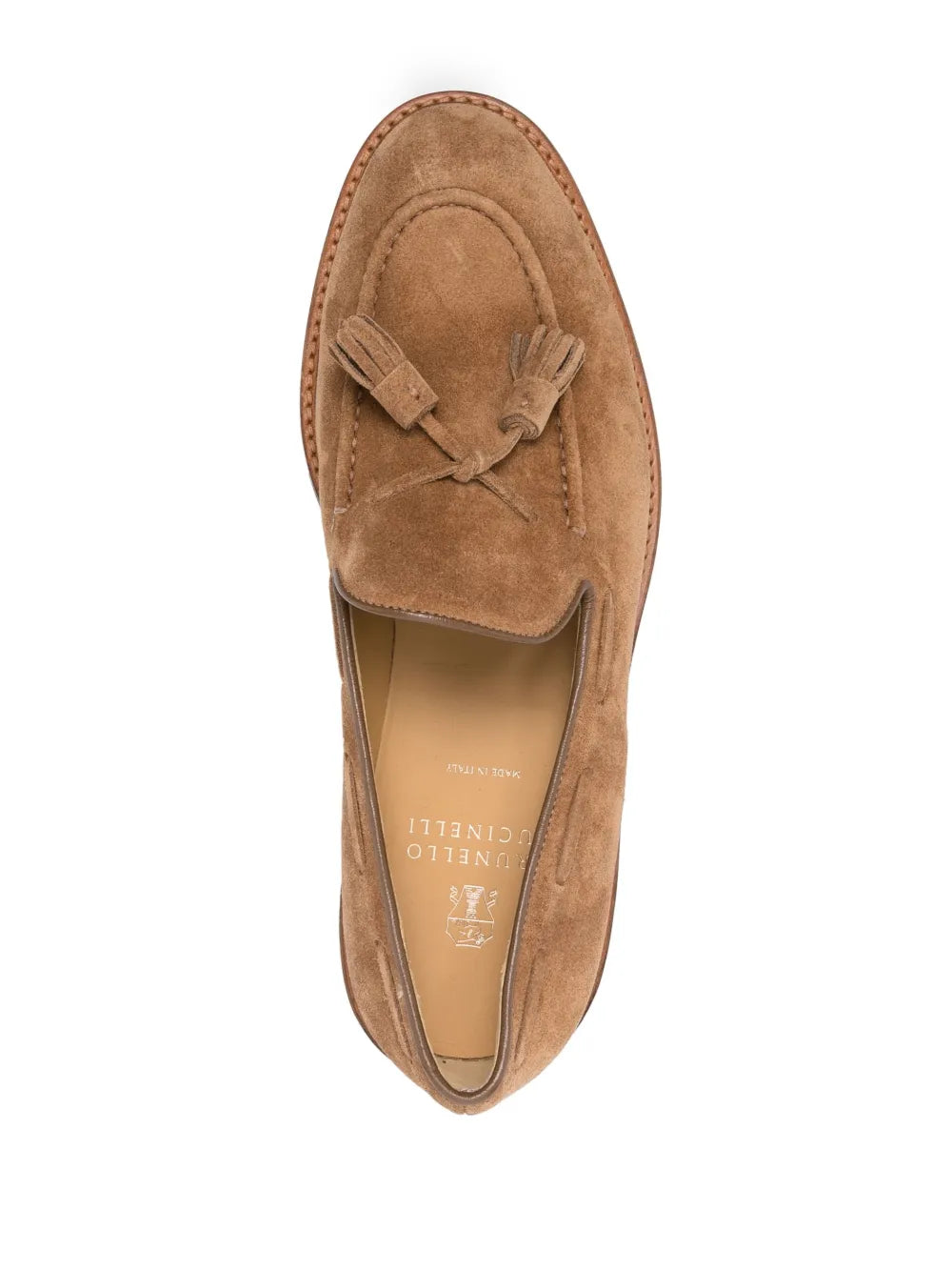 Brunello Cucinelli Brunello Cucinelli Tassel-Detail Suede Loafers