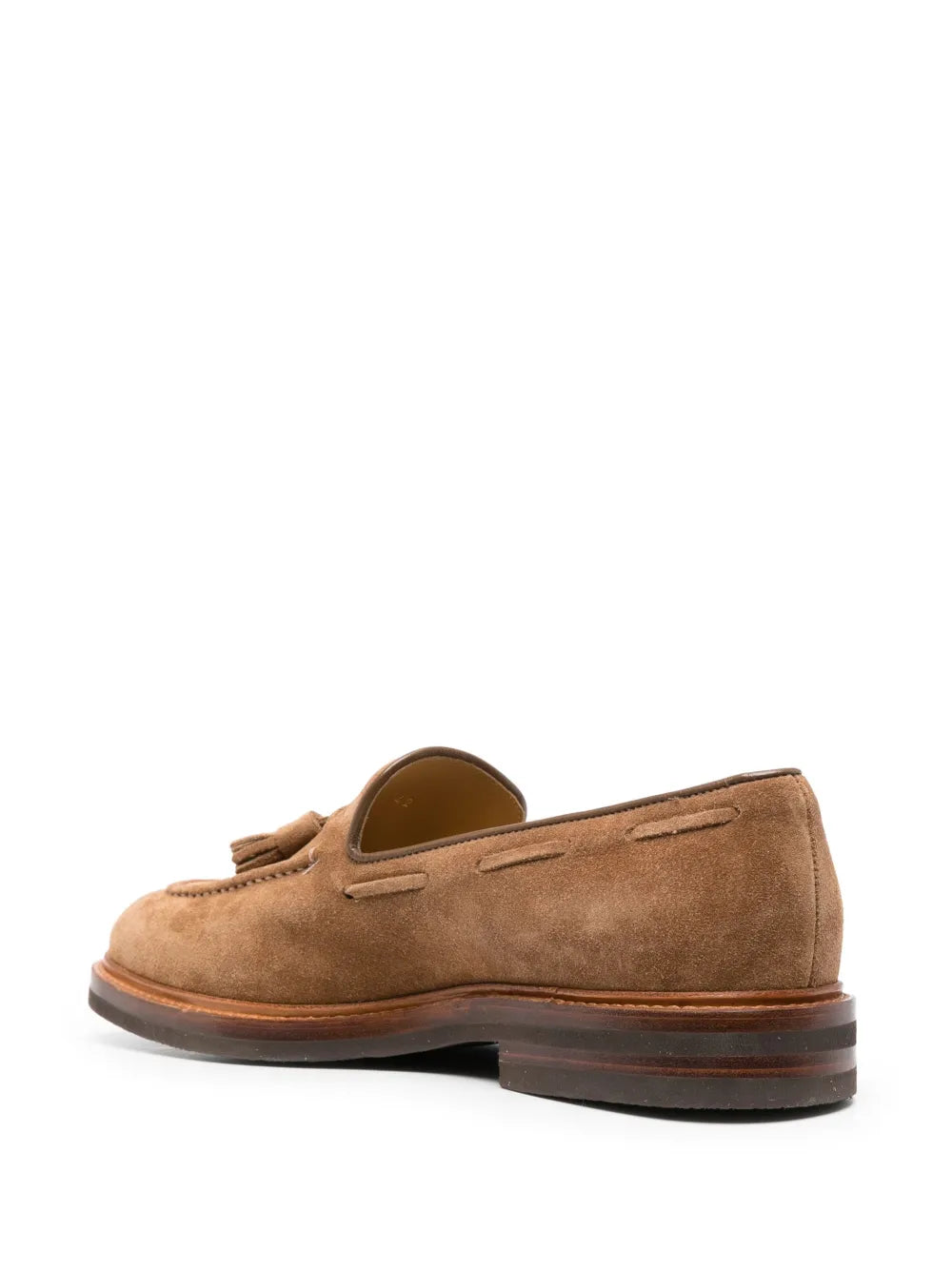 Brunello Cucinelli Brunello Cucinelli Tassel-Detail Suede Loafers