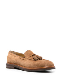 Brunello Cucinelli Brunello Cucinelli Tassel-Detail Suede Loafers