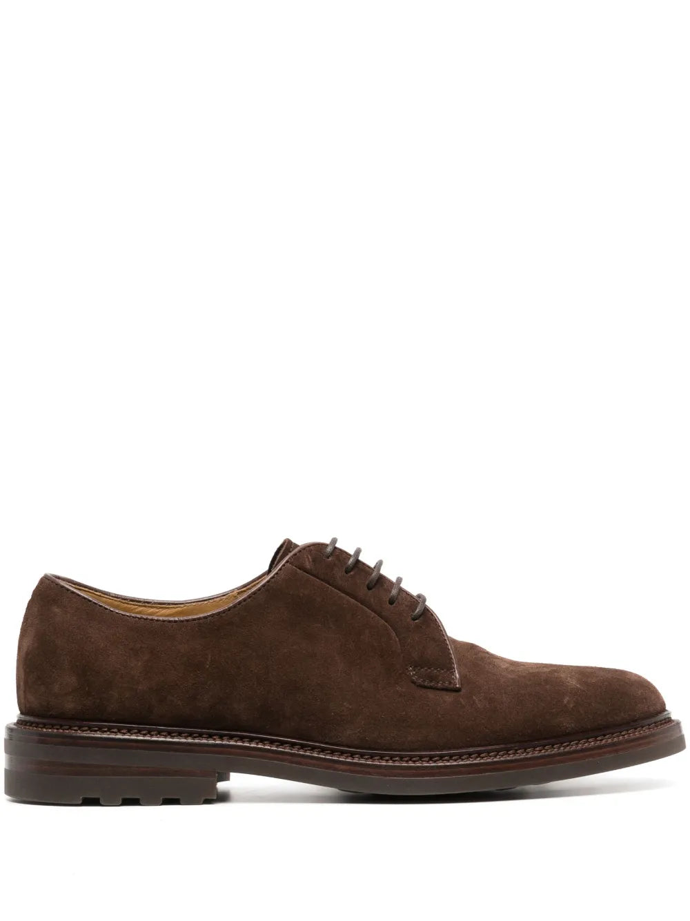Brunello Cucinelli Brunello Cucinelli Lace-Up Suede Derby Shoes