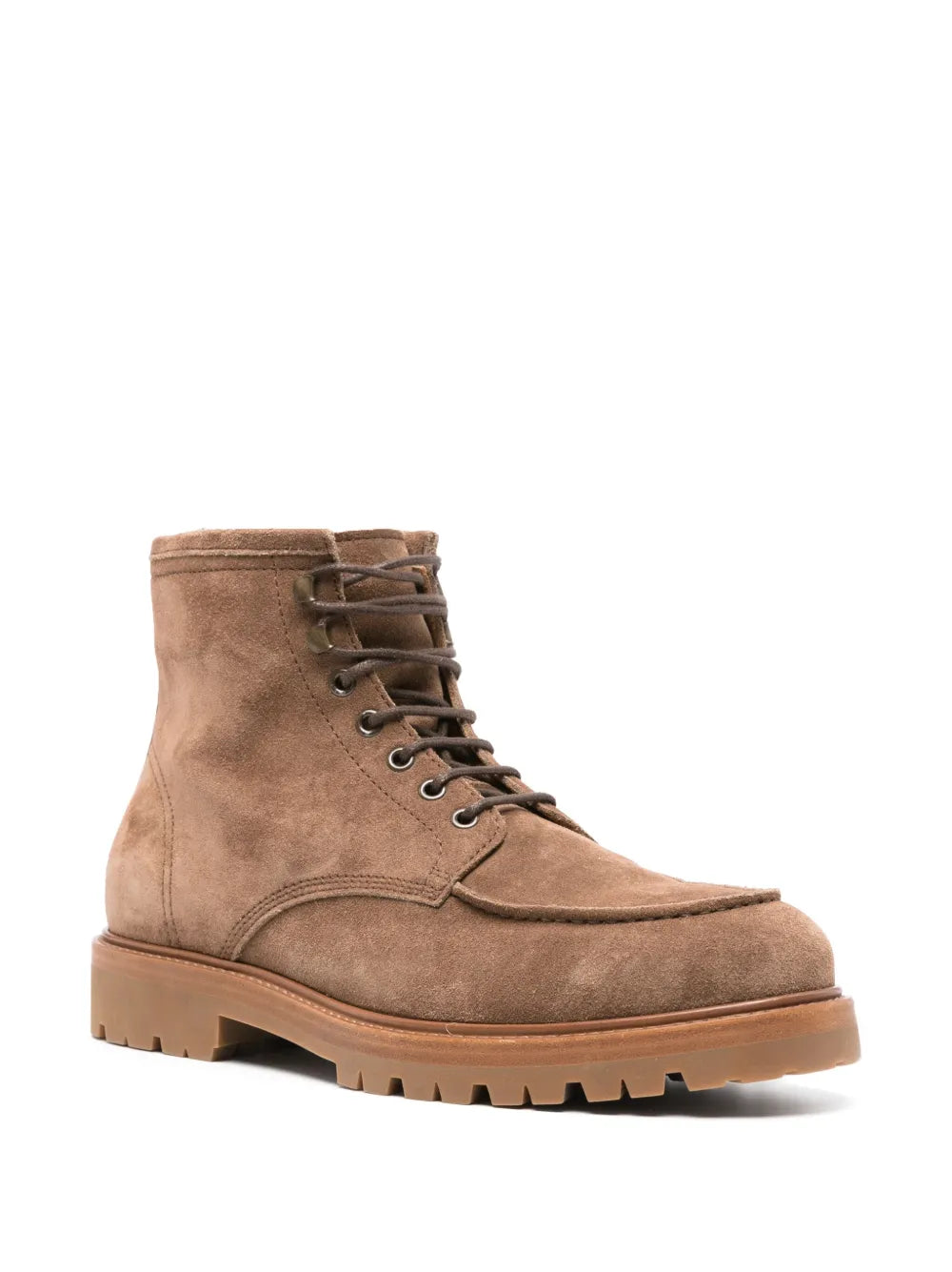 Brunello Cucinelli Brunello Cucinelli Suede Lace-Up Ankle Boots