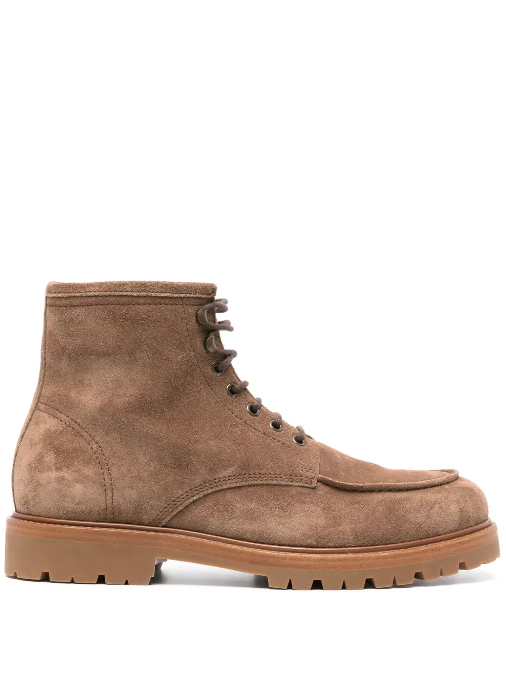 Brunello Cucinelli Brunello Cucinelli Suede Lace-Up Ankle Boots