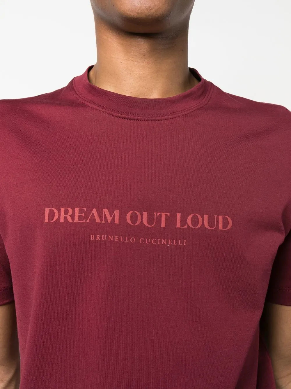 Brunello Cucinelli Brunello Cucinelli Slogan-Print Cotton T-Shirt