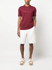 Brunello Cucinelli Brunello Cucinelli Slogan-Print Cotton T-Shirt