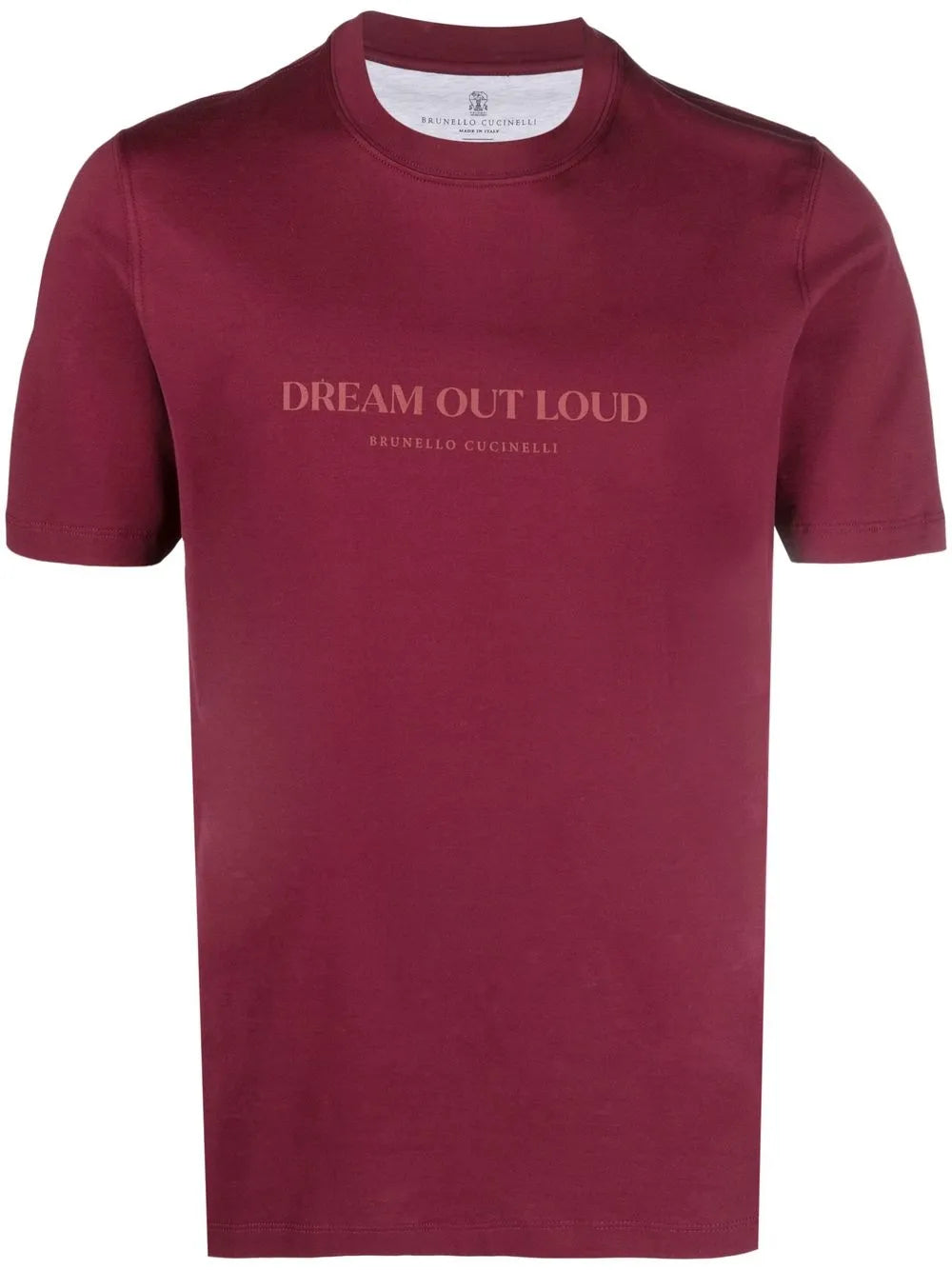 Brunello Cucinelli Brunello Cucinelli Slogan-Print Cotton T-Shirt
