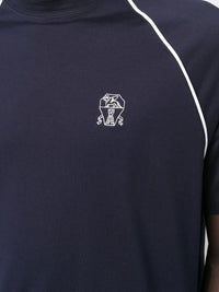 Brunello Cucinelli Brunello Cucinelli Embroidered-Logo T-Shirt