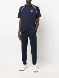 Brunello Cucinelli Brunello Cucinelli Embroidered-Logo T-Shirt