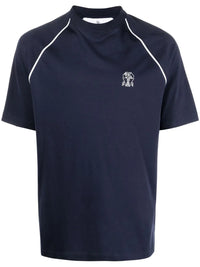 Brunello Cucinelli Brunello Cucinelli Embroidered-Logo T-Shirt