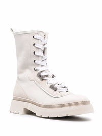 Brunello Cucinelli Brunello Cucinelli Lace-Up Cargo Ankle Boots