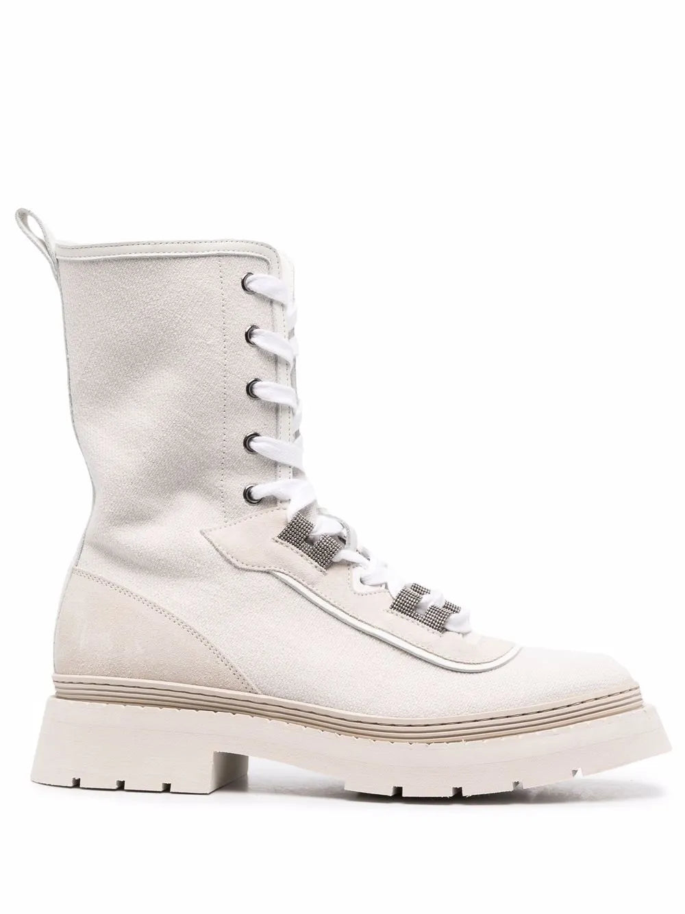 Brunello Cucinelli Brunello Cucinelli Lace-Up Cargo Ankle Boots