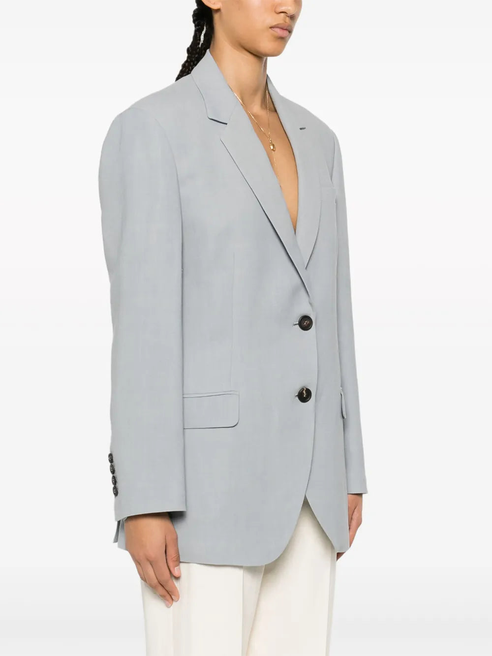Brunello Cucinelli Single-Breasted Blazer – Bluefly