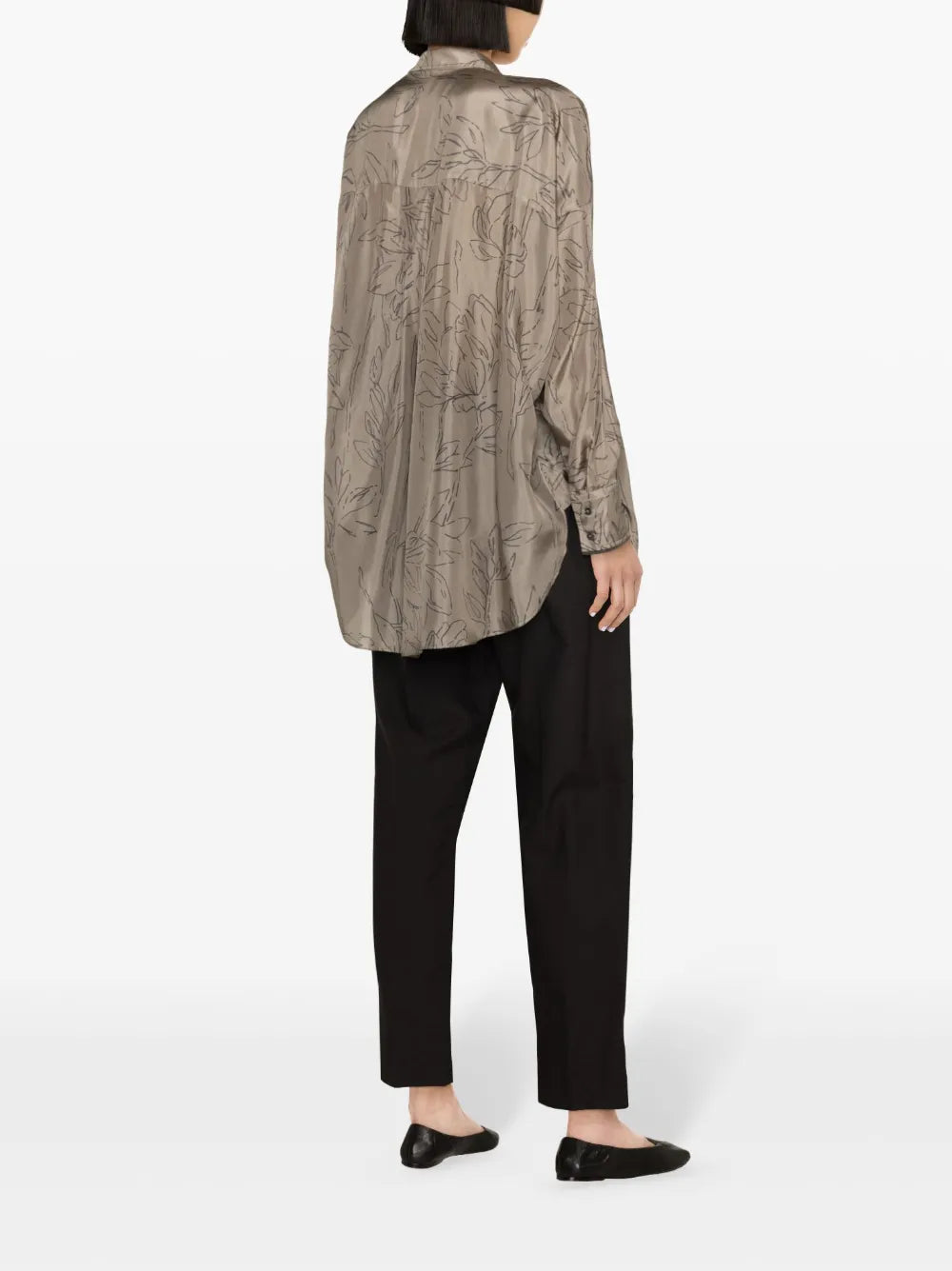 Brunello Cucinelli Brunello Cucinelli Printed Silk Shirt