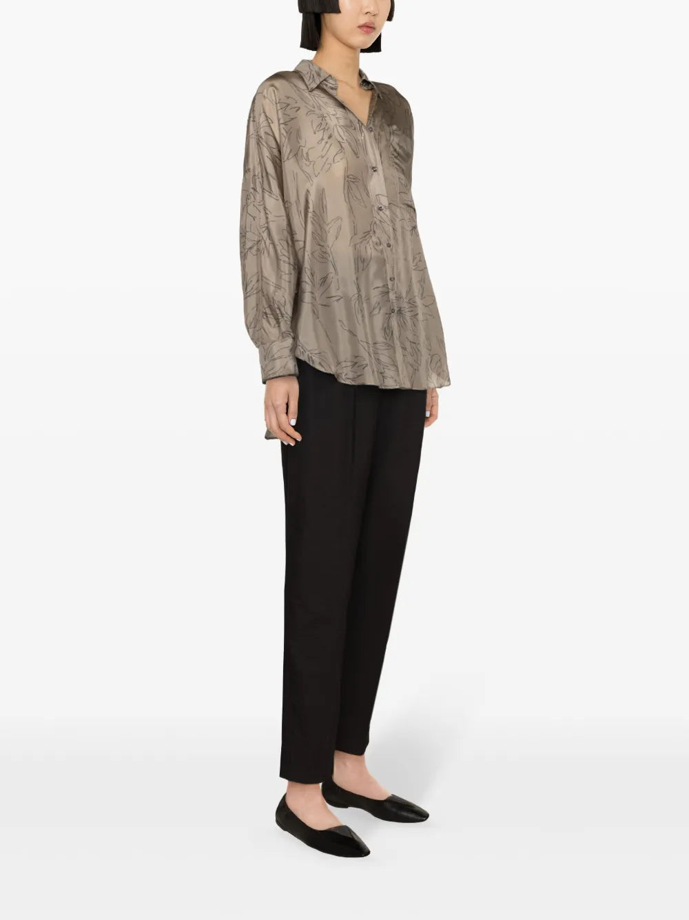 Brunello Cucinelli Brunello Cucinelli Printed Silk Shirt