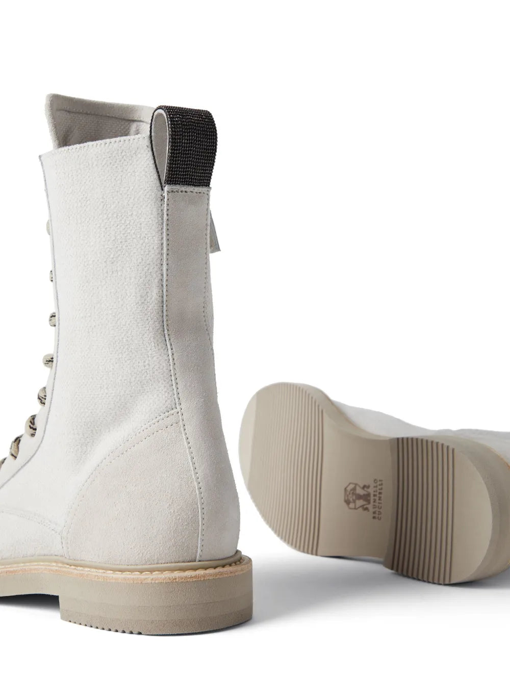 Brunello Cucinelli Brunello Cucinelli Leather Combat Boots