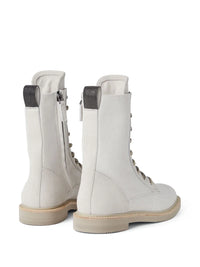 Brunello Cucinelli Brunello Cucinelli Leather Combat Boots
