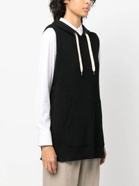 Brunello Cucinelli Brunello Cucinelli Ribbed-Knit Vest Hoodie