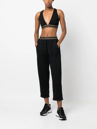 Brunello Cucinelli Brunello Cucinelli Striped V-Neck Crop Top