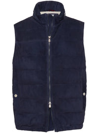 Brunello Cucinelli Brunello Cucinelli High-Neck Padded Gilet