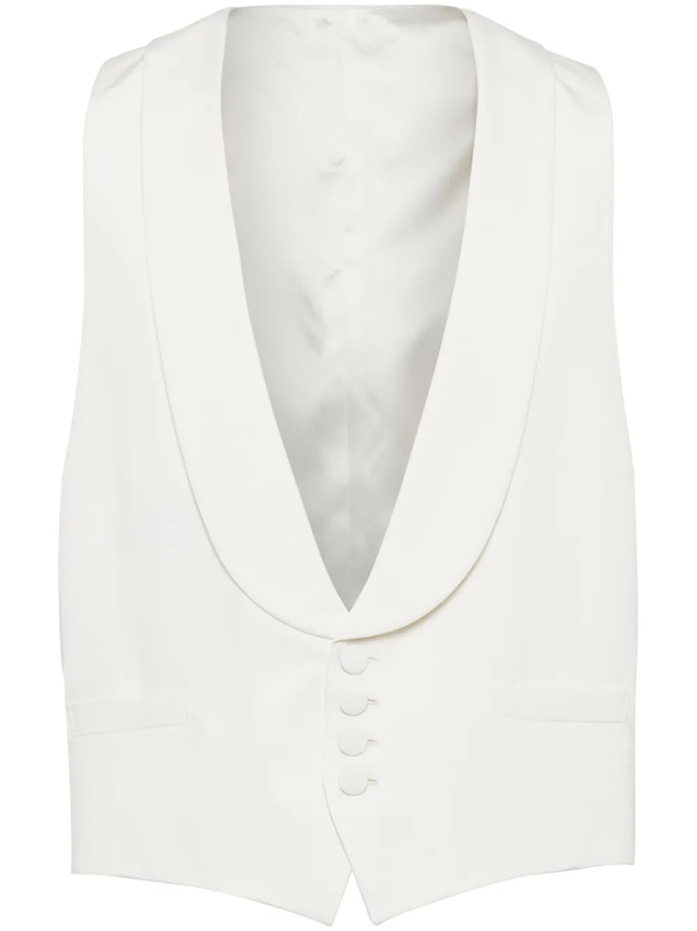 Brunello Cucinelli Brunello Cucinelli Shawl-Lapels Silk Waistcoat