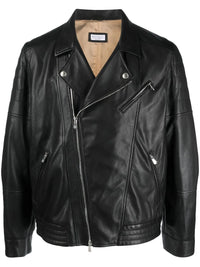 Brunello Cucinelli Brunello Cucinelli Leather Biker Jacket