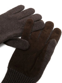 Brunello Cucinelli Panelled Cashmere Gloves