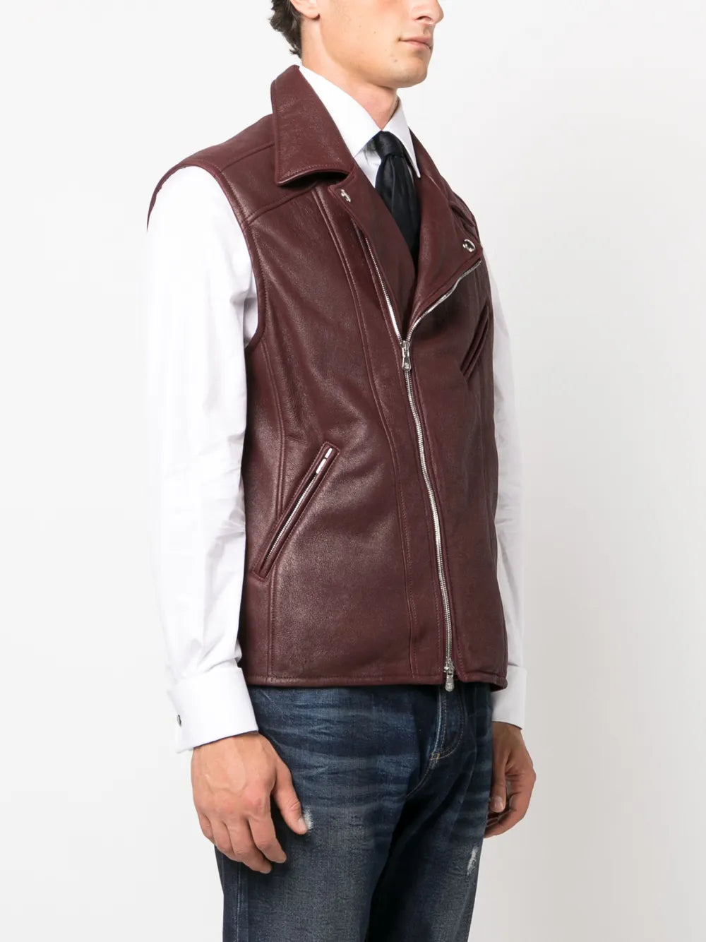 Brunello Cucinelli Brunello Cucinelli Sheepskin Biker Vest