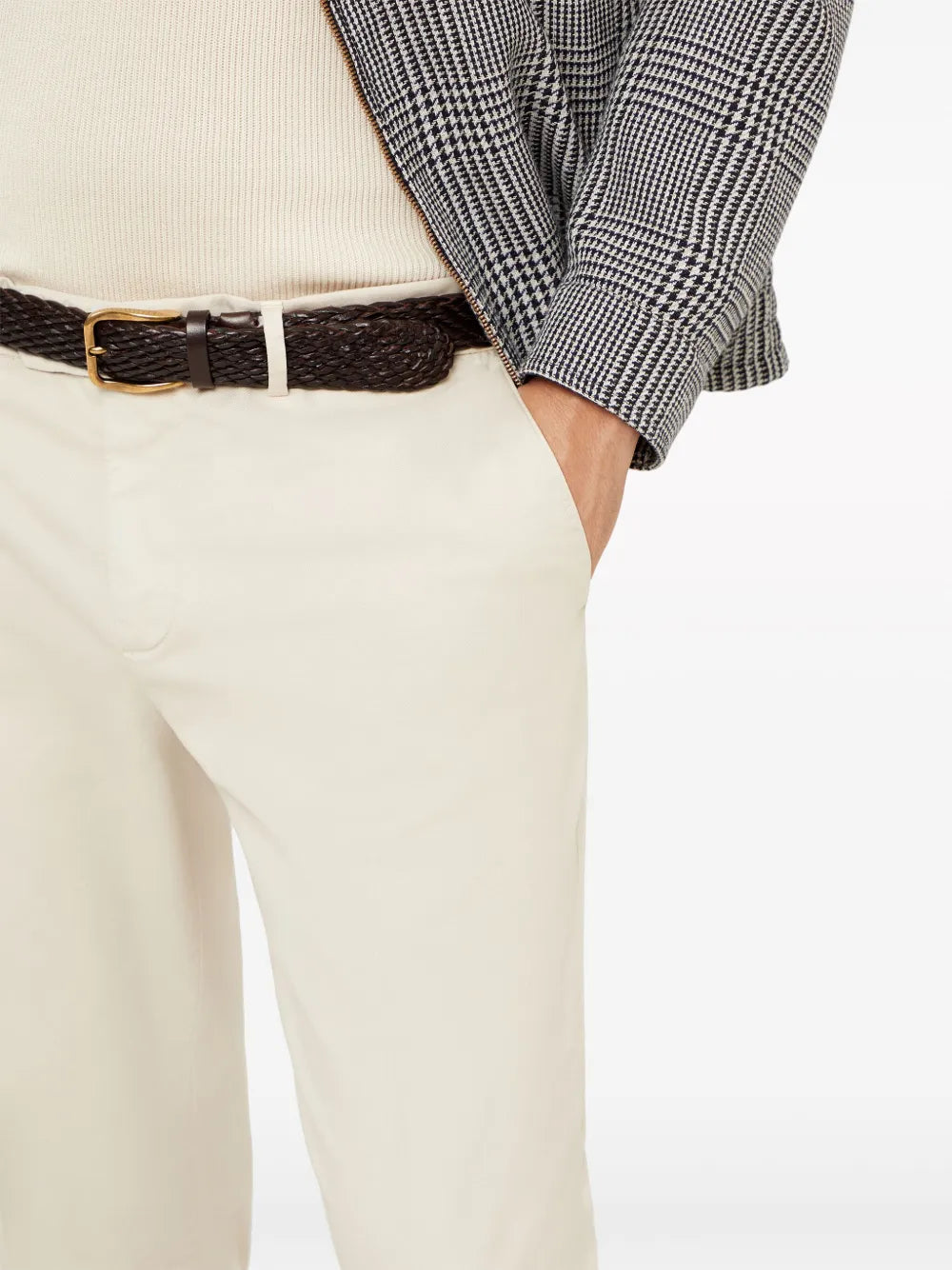 Brunello Cucinelli Tapered-Leg Chino Trousers