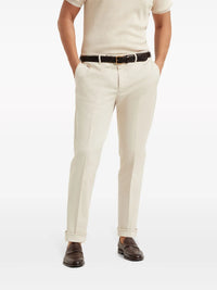 Brunello Cucinelli Tapered-Leg Chino Trousers