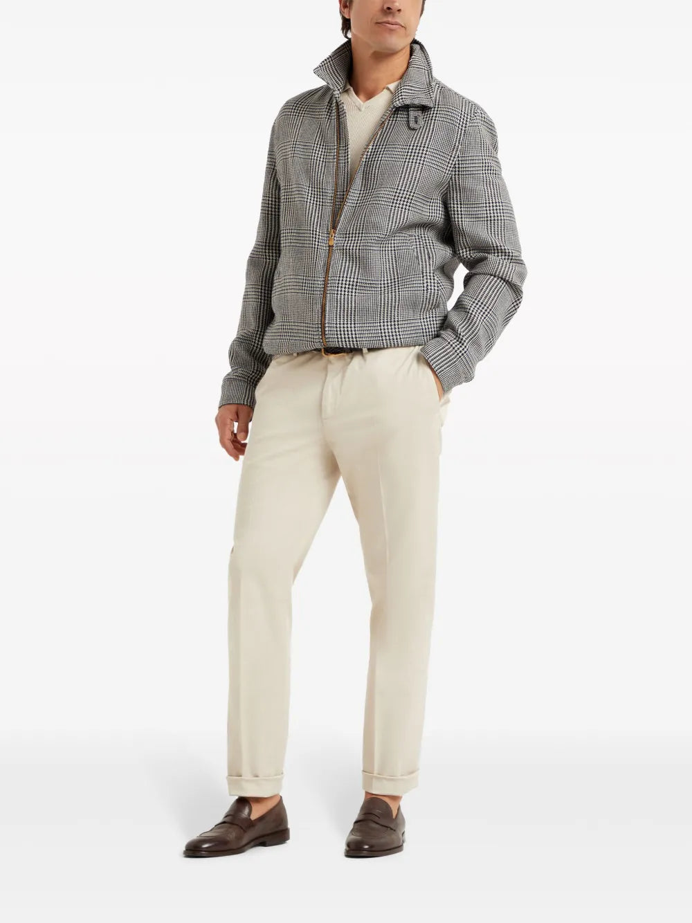 Brunello Cucinelli Tapered-Leg Chino Trousers