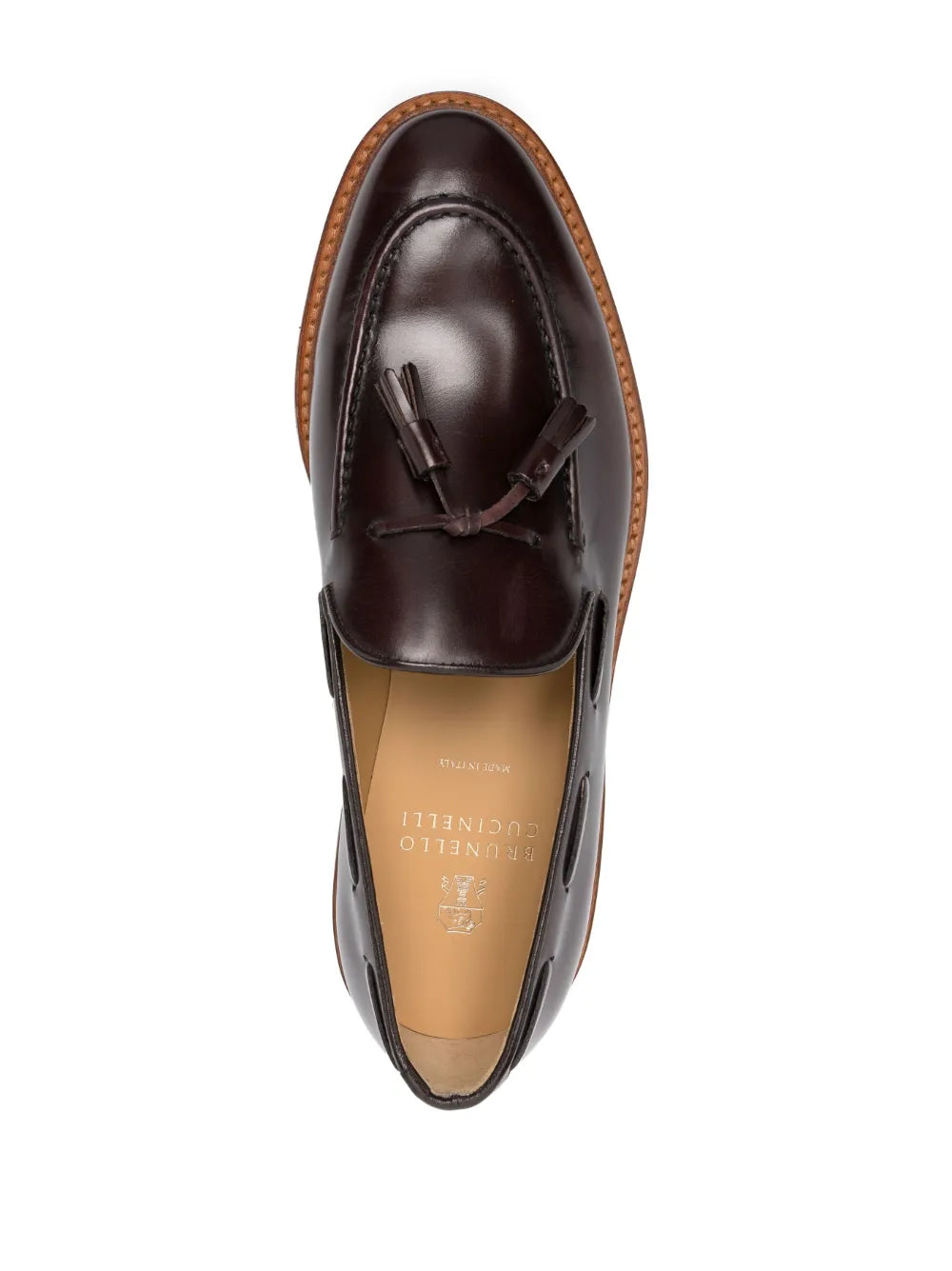 Brunello Cucinelli Brunello Cucinelli Tassel-Detail Leather Loafers