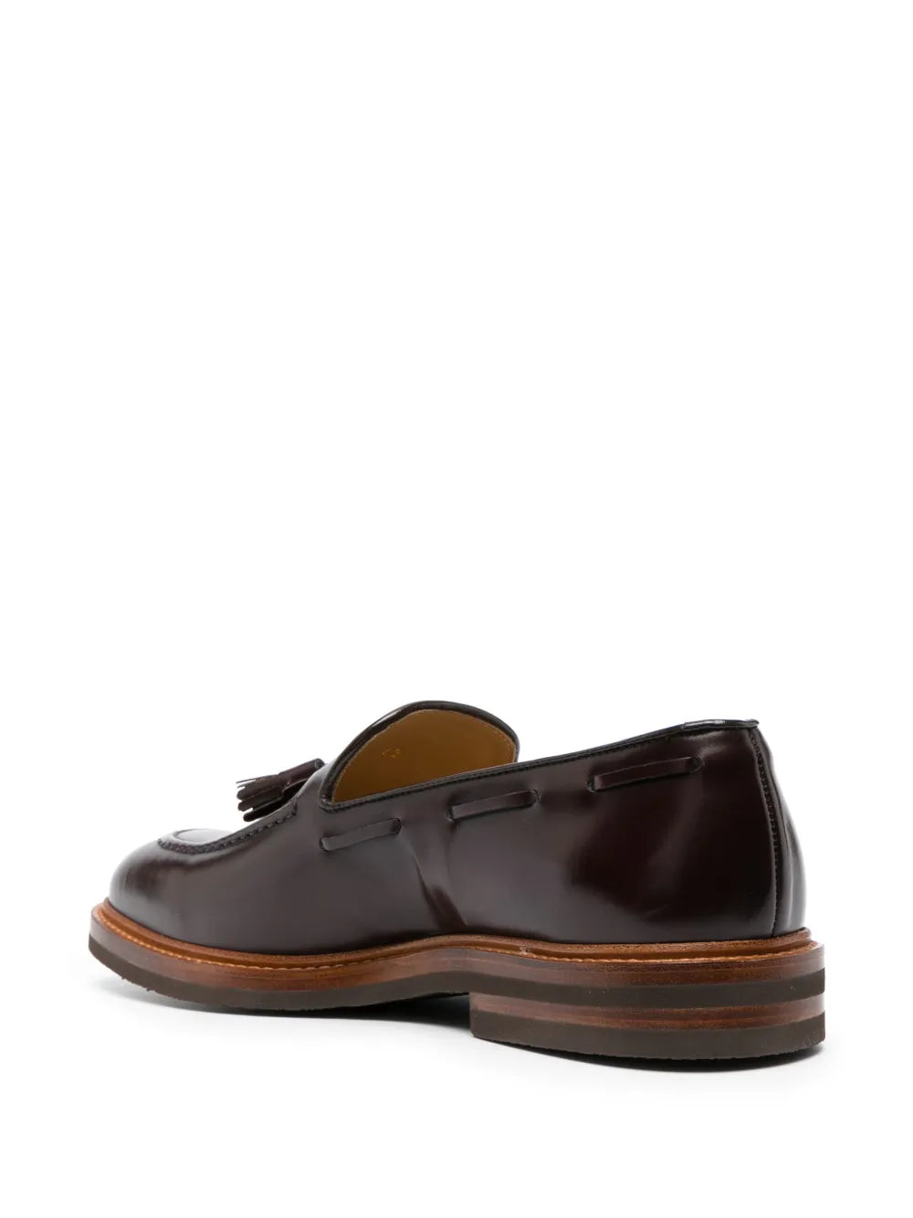 Brunello Cucinelli Brunello Cucinelli Tassel-Detail Leather Loafers