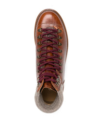 Brunello Cucinelli Brunello Cucinelli Padded Ankle Lace-Up Boots