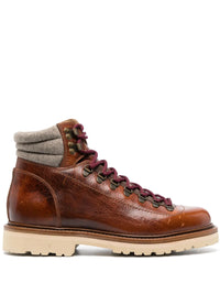 Brunello Cucinelli Brunello Cucinelli Padded Ankle Lace-Up Boots