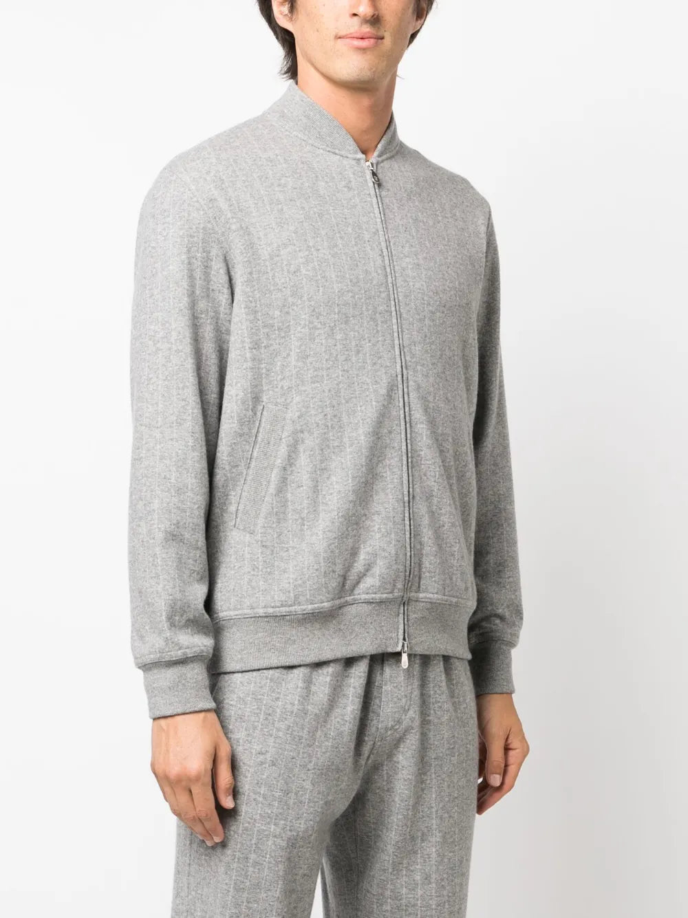 Brunello Cucinelli Brunello Cucinelli Zip-Up Cashmere-Blend Cardigan