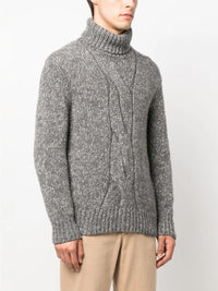 Brunello Cucinelli Brunello Cucinelli Cable-Knit Roll-Neck Sweater