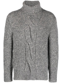 Brunello Cucinelli Brunello Cucinelli Cable-Knit Roll-Neck Sweater