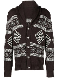 Brunello Cucinelli Brunello Cucinelli Cashmere Pattern-Intarsia Cardigan