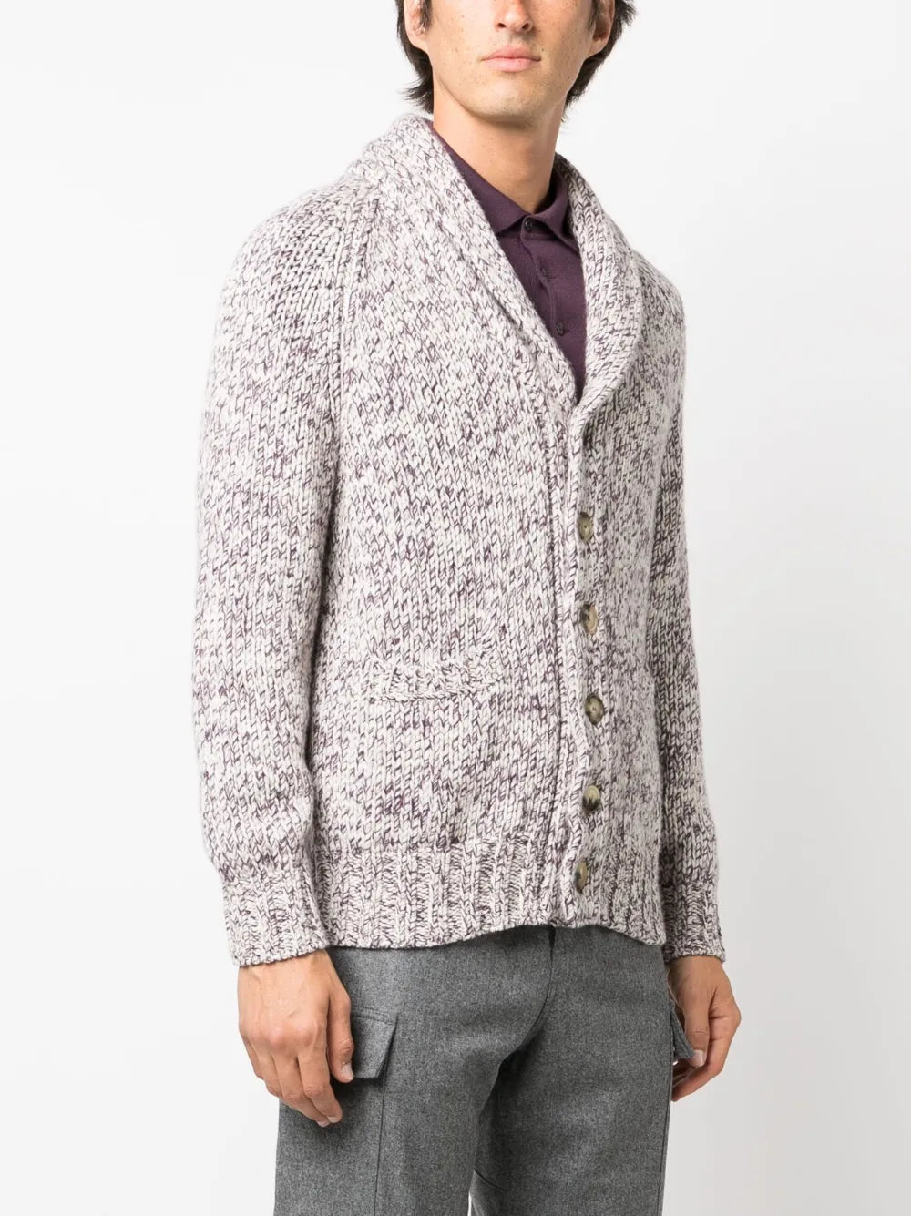 Brunello Cucinelli Double-Breasted Wool-Blend Cardigan