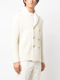Brunello Cucinelli Brunello Cucinelli Intarsia-Knit Wool-Blend Cardigan