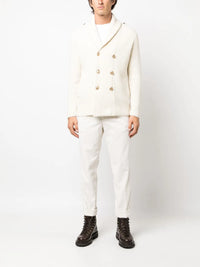 Brunello Cucinelli Brunello Cucinelli Intarsia-Knit Wool-Blend Cardigan