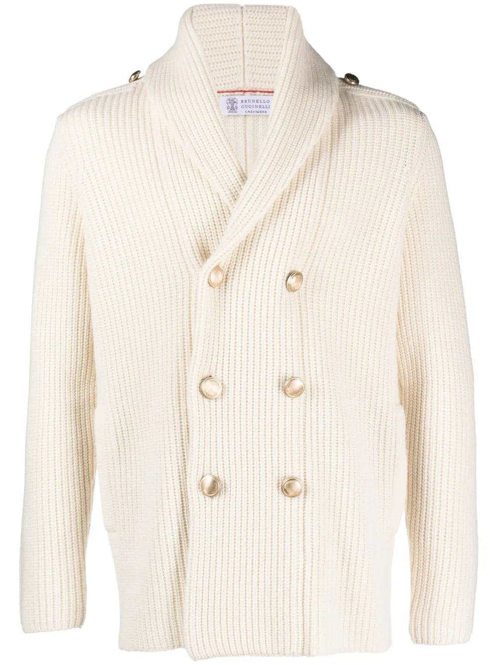 Brunello Cucinelli Brunello Cucinelli Intarsia-Knit Wool-Blend Cardigan