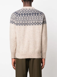 Brunello Cucinelli Brunello Cucinelli Patterned-Knit Crew-Neck Jumper