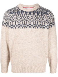 Brunello Cucinelli Brunello Cucinelli Patterned-Knit Crew-Neck Jumper
