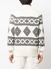 Brunello Cucinelli Brunello Cucinelli Patterned-Intarsia Cashmere Jumper