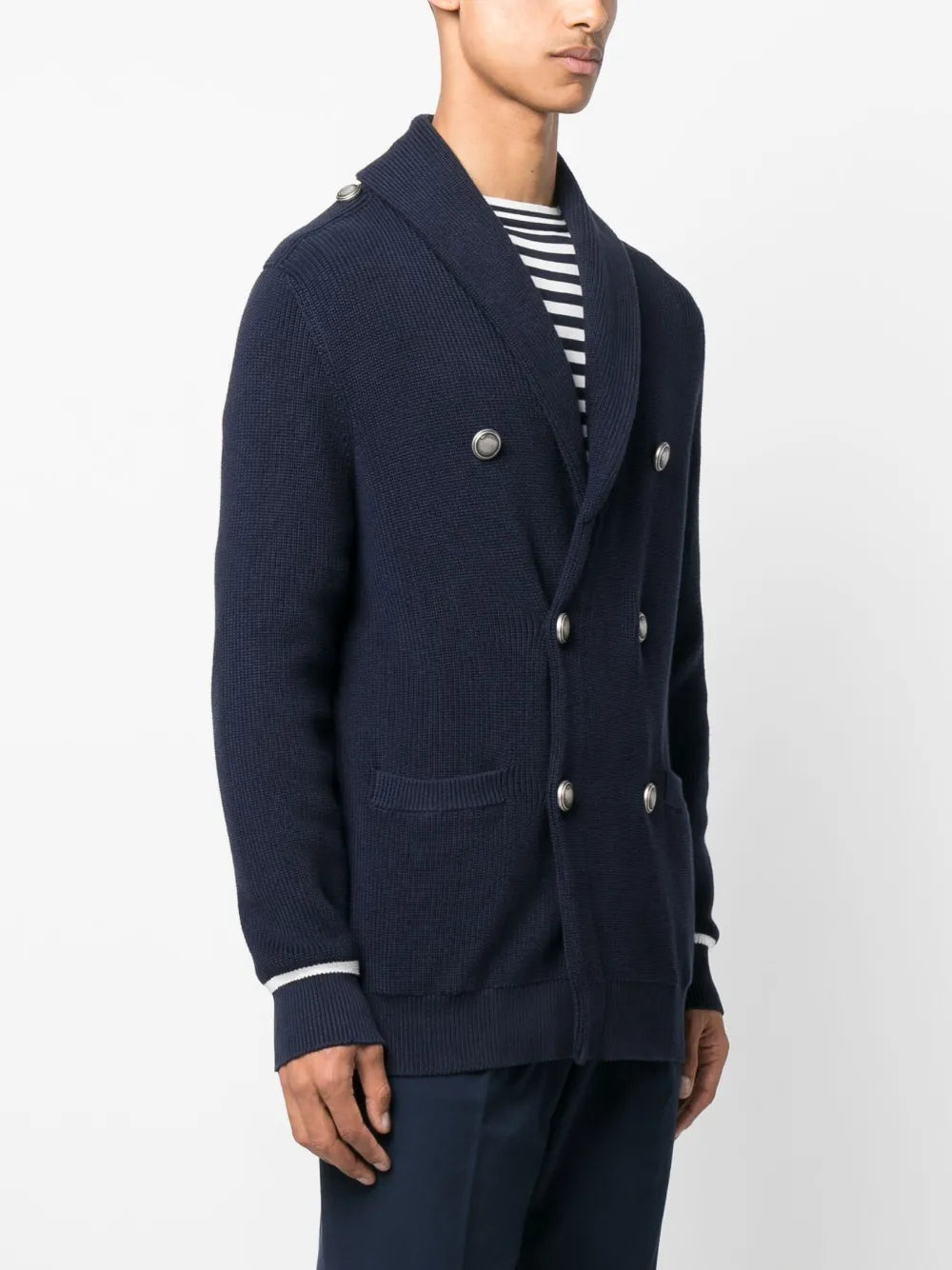 Brunello Cucinelli Double-Breasted Cotton Cardigan